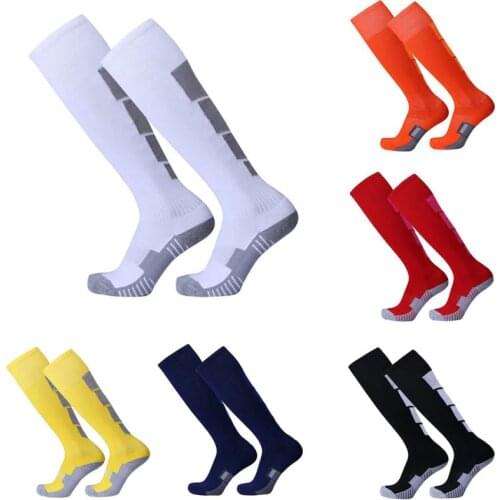 Stockings Comfortable Compression Relief Socks Football Soccer Plain Long Socks Cotton Over Knee High Sock Leg