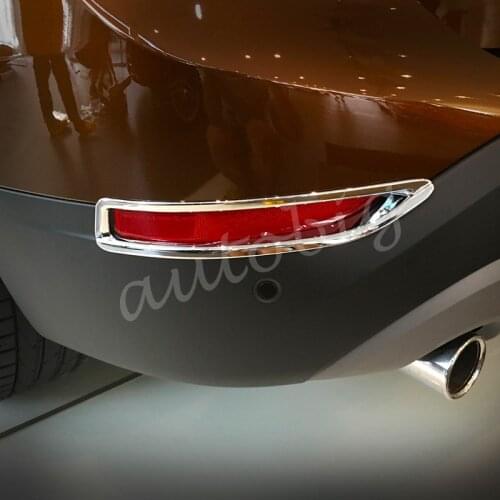 For 2016-2020 BMW X1 F48 Chrome Rear Bumper Reflector Fog Light Cover Surrounds
