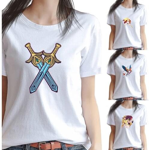 She Ra T Shirts Girls The Princess Of The Power Cartoon Art Print SheRa CatraDora Catra Adora Sword Nostalgia For Fans Gifts