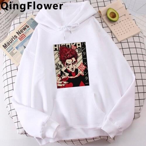 Hunter x Hunter Killua Hisoka hoodies male graphic y2k aesthetic harajuku Oversized men clothing streetwear grunge