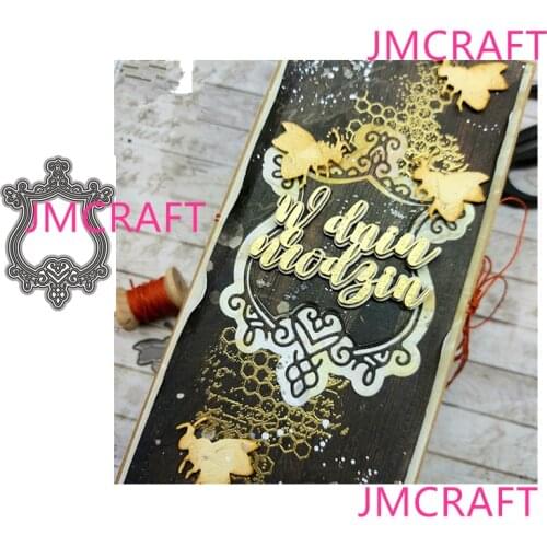 JMCRAFT 2021 New Background Border #1 Metal Cutting Dies DIY Scrapbook Handmade Paper Craft Metal Steel Template Dies