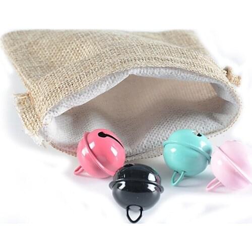 Linen Jute Hessian Sack Jewelry Pouch Drawstring Bags Packing Pouches Wedding Gift Favour F20173274