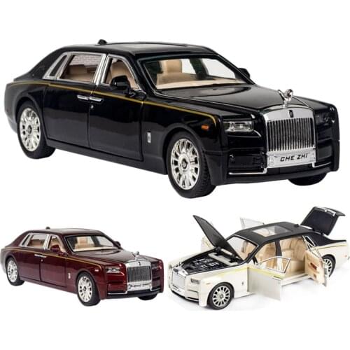 1:24 Rolls Royce Car Model Alloy Die Cast Phantom Wraith Cullinan Luxury Cars Favorites Gift Kids Toys Cars Free Shipping