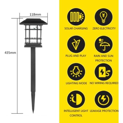 Newest Led Solar Pathway Lights Waterproof Outdoor Solar Lamp for Garden/Landscape/Yard/Patio/Driveway/Walkway Lighting Hot Sale