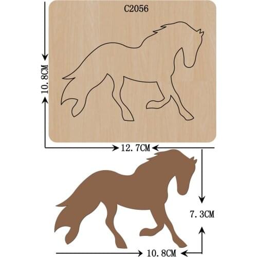 New Horse Wooden die Scrapbooking C2056 Cutting Dies