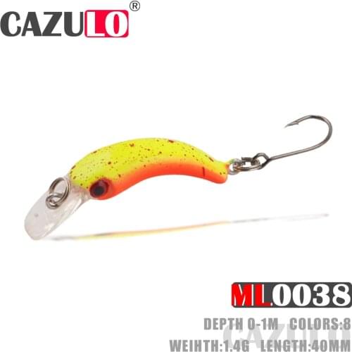 Fishing Lure Accesorios Minnow Floating 0-1m Baits Weights 1.4g 40mm Isca Artificial De Pesca Carpe Fish Tackle Leurre Esfishing