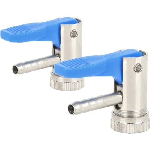 X Autohaux 2pcs Car Tyre Inflator Valve Chuck Connector Compressor for 6mm Air Hose