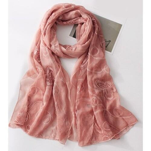 Imitated Silk Scarf Womens Summer Breeze Lightweight Sheer Wrap Organza Gauze Scarf Scarf Shawl From Indian 2021 Muslim Hijab