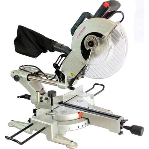 10 inch double slide bar saw miter saw with laser positioning