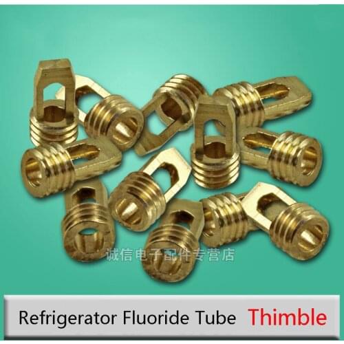 10Pcs Refrigerator Fluoride Thimble Refrigerator Dedicated Thimble Refrigeration Tool Accessories