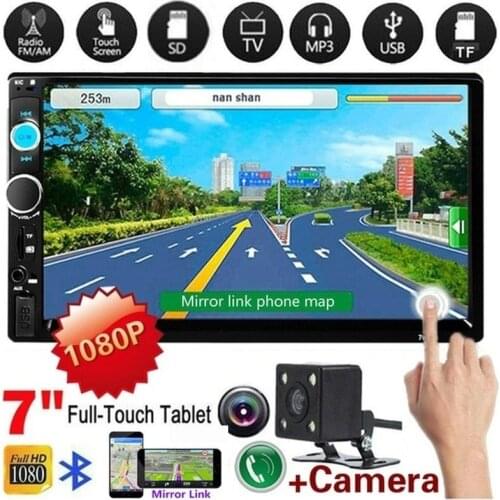 2 Din Car Radio Double Din Car Stereo Autoradio 7" HD Multimedia Player Touch Screen Auto Audio Car Stereo Bluetooth FM Android