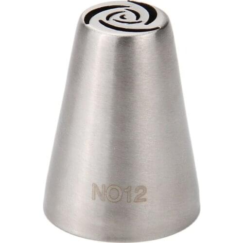 30pcs/lot)Free Shipping FDA High Quality Stainless Steel Cake Decorating Russian Twist Rose Flower Icing Nozzle #NO12