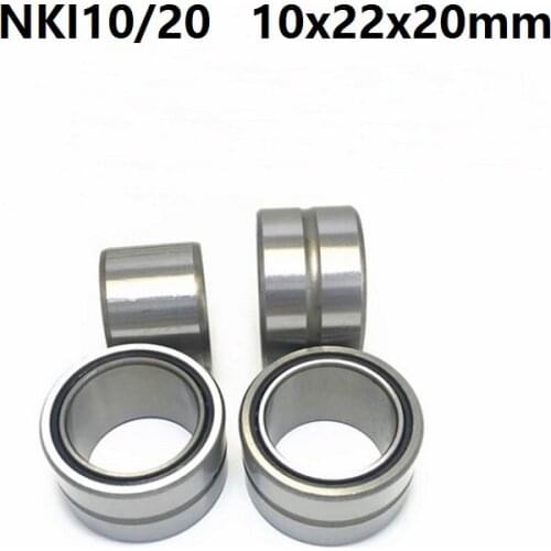 50pcs NKI10/20 Needle roller Bearing 10*22*20 mm with inner ring 10x22x20