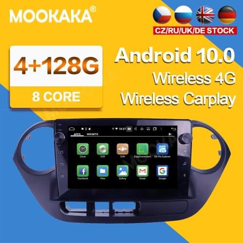 128G Radio Android 2 Din For Hyundai I10 2013-2016 IPS Car Multimedia Player GPS Navigator Screen Audio Radio GPS Navi Head Unit