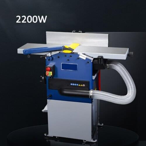 10inch 2.2KW Electric Desktop Woodworking Planer Self-suction Dust Wood Bench Planer Multi-fuction Single-sided Planing Machine