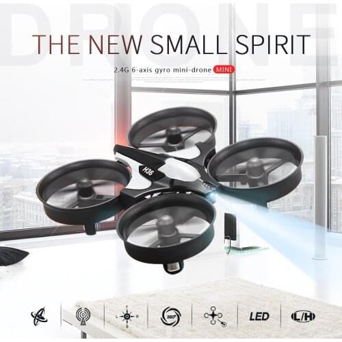 JJRC H36 RC Mini Drone 2.4GHz Quadcopter 6-Axis Gyro Headless Mode One Key Return Remote Control Aircraft Toys Gifts