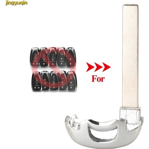 Jingyuqin Flip Remote Car Key Blank For Chevrolet Cruze Camaro Menlo Malibu XL Orlando Trax Trailblazer Equinox Uncut Blade