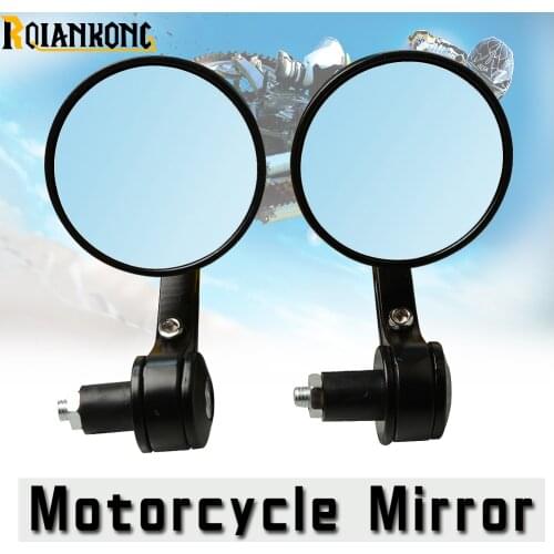 Motorcycle rearview mirror Aluminum universal moto rear view mirror handlebar side mirror for honda kawasaki suzuki
