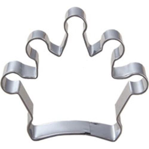 New Crown Fruit Vegetable Biscuit Cookie Cutter Tools Pastry Stainless Steel Hot Sale Baking Kitchen Fondant Supplies Wholesaler