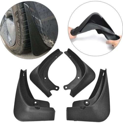 Front Rear Mud Flaps For Tesla Model 3 2017 2018 2019 MudFlaps Splash Guard Fender Mudguard Matt Black Car Accessory 4Pcs/Set