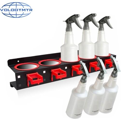 Car Detailing Shop Hanging Board Holder Tools Brush Hooks Polisher Holder Cleaning Gun Hang Display Applicator Sprayer Hang Rack