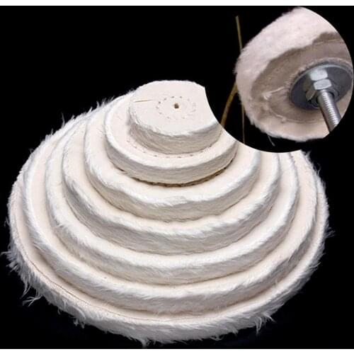 2 3 4 5 6 7 8 Inch Wheels Buffing Polishing Wheel Cotton Lint Cloth Buffing Wheel Gold Silver Jewelry Mirror Polishing Wheel
