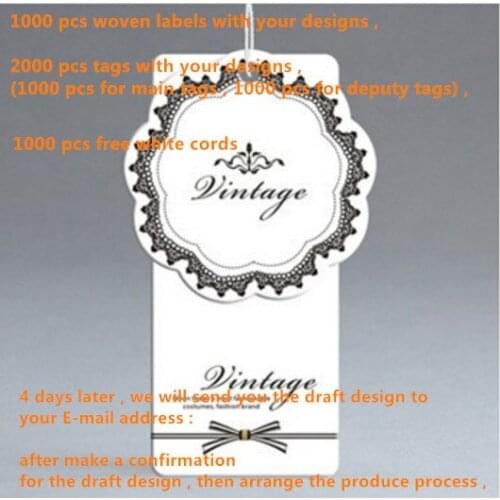 Custom Grade A Coated Grey paper tags cartoon print price swing tag 45 mm * 80 mm