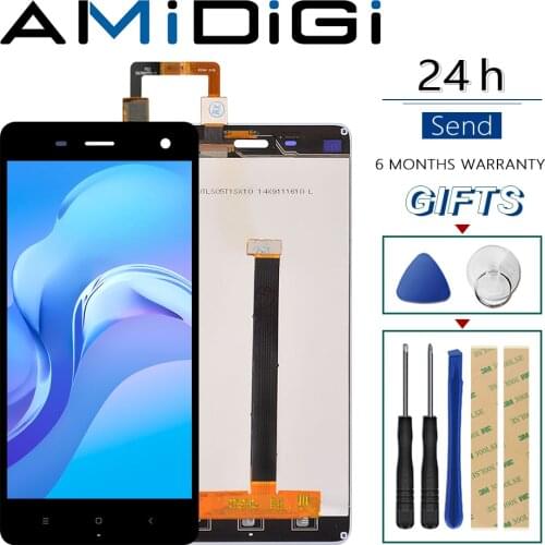For Xiaomi Mi4 LCD Touch Screen Digitizer with Frame Original Replacement Black White 5.0 inch For Xiaomi Mi 4 Display