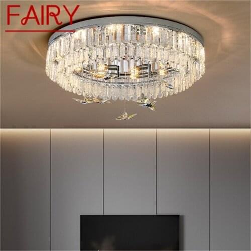 FAIRY Ceiling Light Postmodern Luxury Crystal Lamp Fixtures LED Home For Living Dining Room