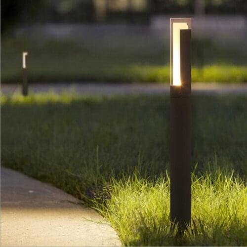 10W 12V DC 85-265V AC LED Landscape Light Outdoor Waterproof Lawn Decoration Yard Christmas Pathway Villa Garden Bollards Lamps