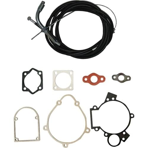 Throttle Cable Clutch Cable& Gasket For 66cc 80cc Motorized Bicycle