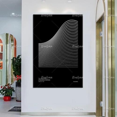 The Visual Display Of Quantitative Information,Edward R. Tufte Poster,Art Print Geometric, Data Visualization,Home Decor Canvas