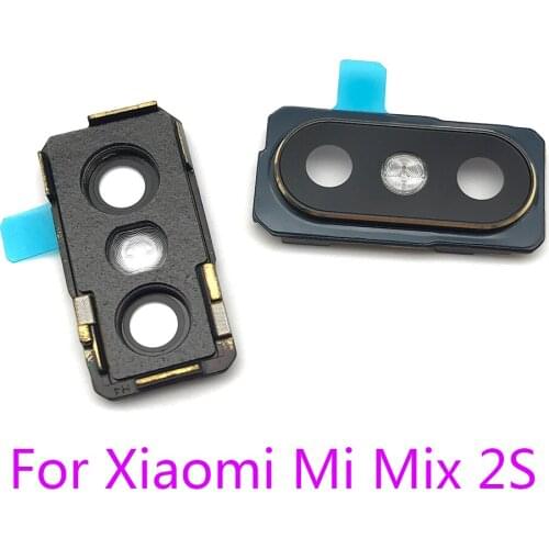 Back Rear Camera Glass Lens Circle Cover With Adhensive For Xiaomi Mix 2S