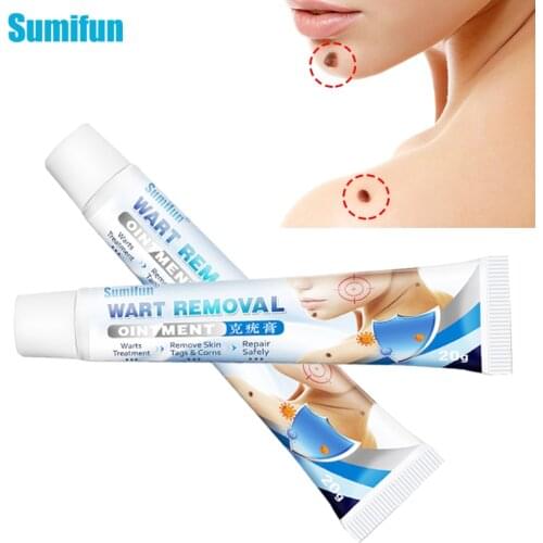 1pcs Sumifun Warts Cream Skin Tag Remover Antibacterial Ointment Plantar Warts Plaster Genital Warts Ointment Herbal Extract