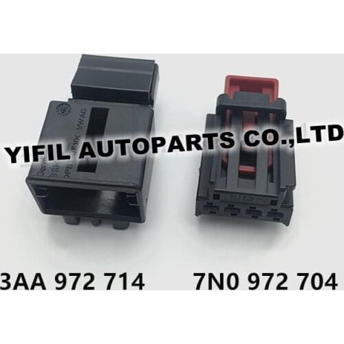 2/4/10set/lot 4 Pin/Way Female Male Car Taillight Chair Connector Plug For VW Sagitar Magotan Golf Tail lamp 3AA972714 7N0972704