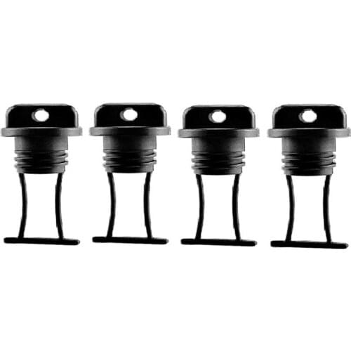 4PCS Marine Drain Plug Plastic Boat Drain Plug Kayak Accessories for Canoe Marine Boat Fishing