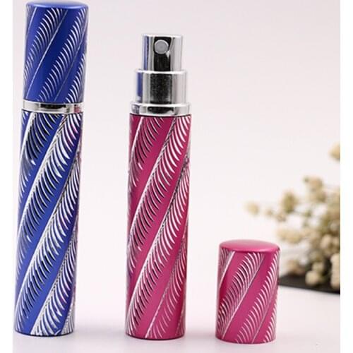 6PCS 8ml Essential Oil Bottles Refillable Bottles Perfume Bottles Cosmetic Containers Atomizer Bottles
