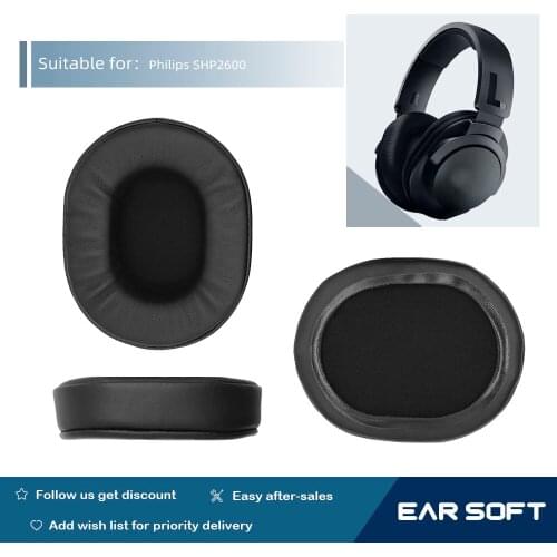 Earsoft Replacement Ear Pads Cushions for Philips SHP2600 Headphones Earphones Earmuff Case Sleeve Accessories