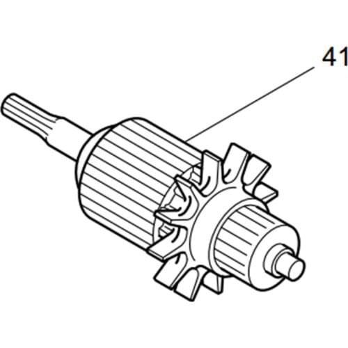 Armature Motor Engine 519063-0 for MAKITA BTW200WA BTW200 BTD200