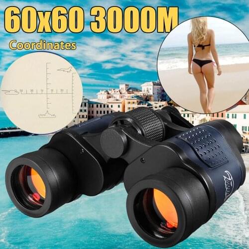 High Clarity Telescope 60X60 Binoculars Hd 10000M High Power For Outdoor Hunting Optical Lll Night Vision binocular Fixed Zoom