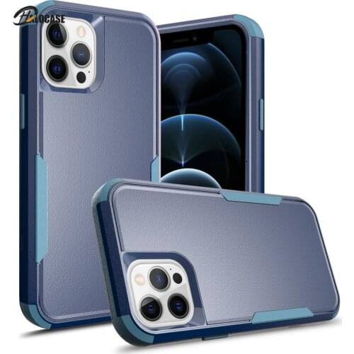 Phone Case For iPhone SE X XR XS 12 Mini 6 8 6S 7 Plus 11 PRO MAX 2020 Fashion Matte Rugged Armor Anti-Fall Protector Case Cover