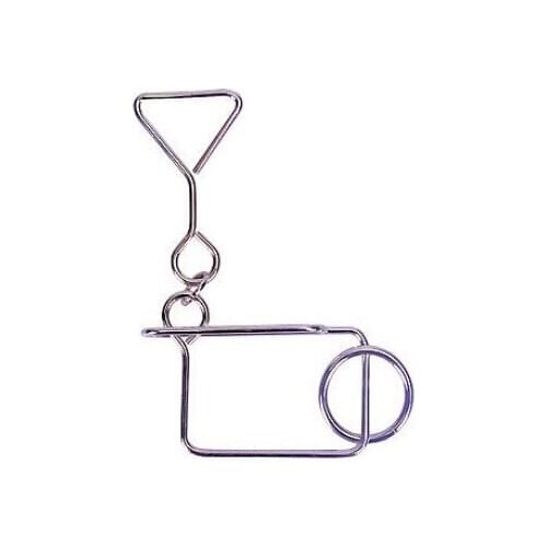 Classic Metal Brain Teaser Ring Wire Puzzle Magic Toys for Adults Kids