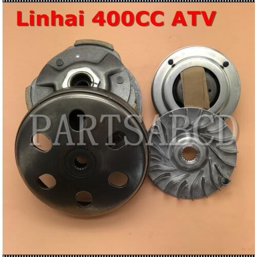 LINHAI 400CC ATV CVT Driven Clutch and Drive Variator Assy