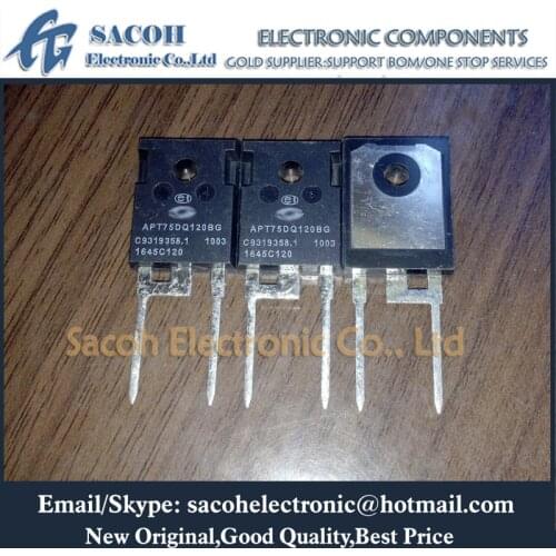 New original 5PCS/Lot APT75DQ120BG APT75DQ120 or APT75DQ100BG or APT75DQ60BG TO-247 75A 1200V Ultrafast Recovery Diode