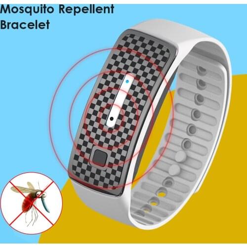New Ultrasonic Electronic Anti Mosquito Repellent Bracelet USB Rechargeable Outdoor Pest Insect Bugs Control Wristband Universal