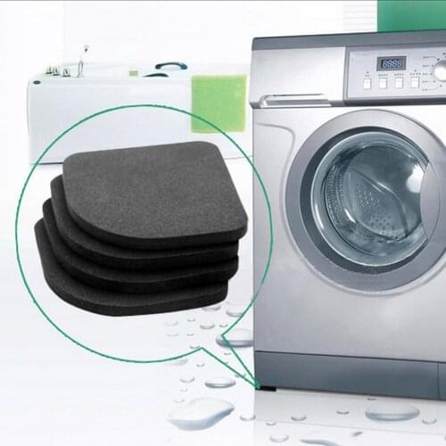 4pcs/lot Washing Machine bathroom carpet Shock Mute Pads Refrigerator Non-slip Anti Vibration bath mats bathroom