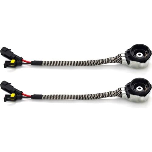 SKYJOYCE D2S D4S AMP HID Adater Converter Socket Cable D2S D2R HID Xenon Bulb Socket Wire Adaptor Connector Relay Harness Cable