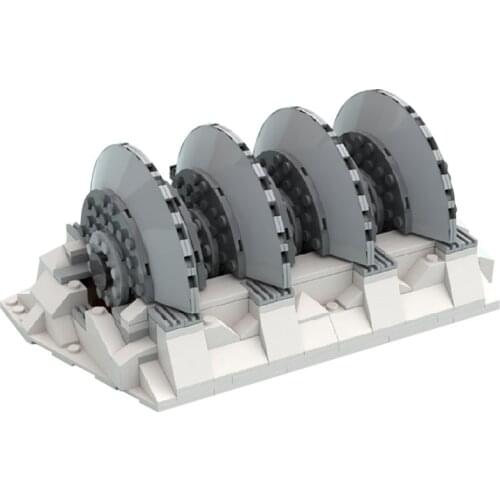 Technology building block Hoth 4-tier main power generator DIY assembly and construction of childrens education toy gift model