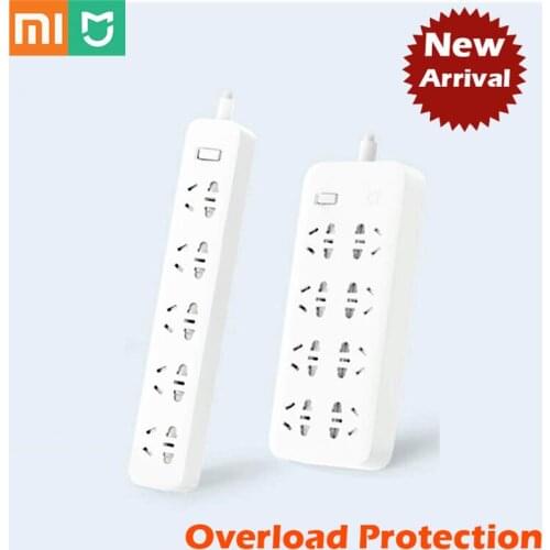 Xiaomi Mijia Power Strip Fast Charging 2500W 10A 6 Standard Sockets/8 Standard Sockets/3 Socket With 1M/5M Cable Charging Power