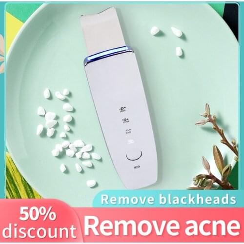 Ultrasonic cleaner vibrators Facial cleaning Ion Acne Beauty machine Facial Lifting Face Skin Scrubber Lift Machine